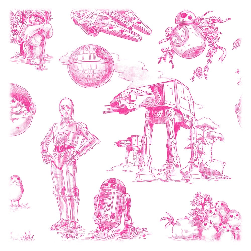 SW Toile Pink