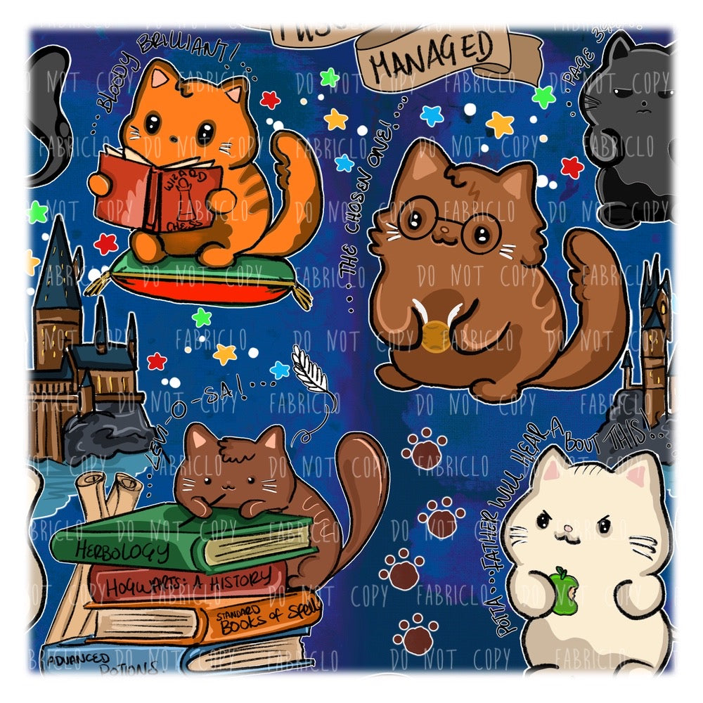 HP Cats Dark Blue