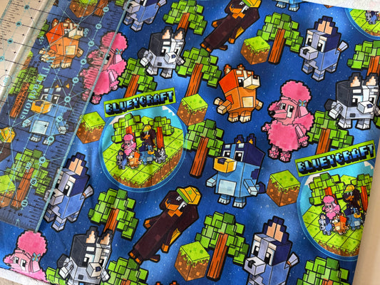 Blue Mine - 1 metre French Terry