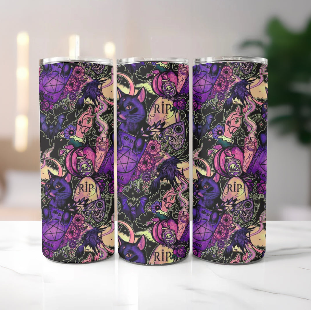 Witchy Cat Tumbler